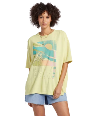 Women's Billabong Rainbow Skies Boyfriend T-Shirt-- Jersey Fabric Tulle Fabric Batik Fabric Women's Billabong Rainbow Skies Boyfriend T-Shirt-- Jersey Fabric Tulle Fabric Batik Fabric