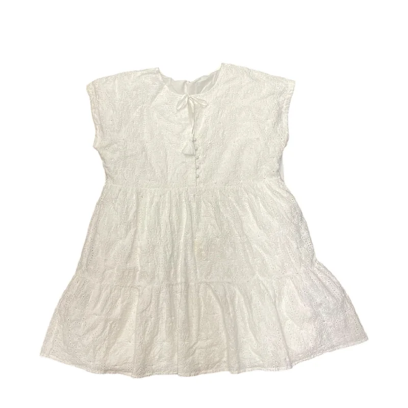 Dress Casual Short By Vineyard Vines In White, Size: Xl sweetheart Neckline Romantic Dress Casual Short By Vineyard Vines In White, Size: Xl sweetheart Neckline Romantic