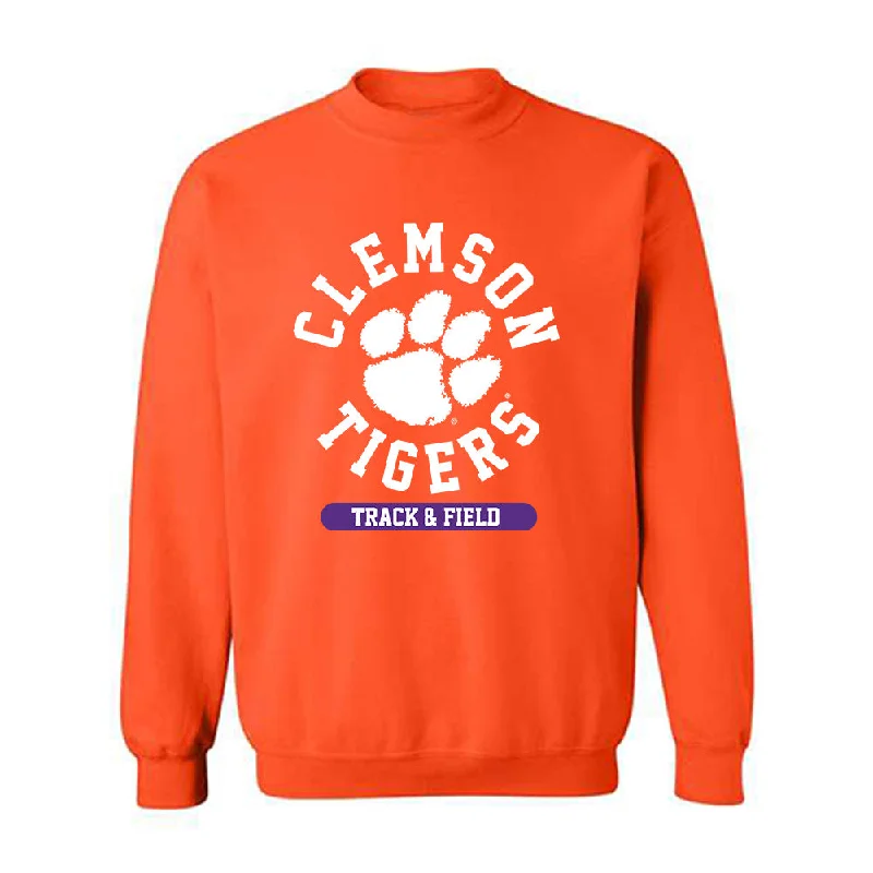 Clemson - NCAA Women's Track & Field : Ava Allen - Classic Shersey Crewneck Sweatshirt Hoodie with Contrast Stitching Detailed Premium Clemson - NCAA Women's Track & Field : Ava Allen - Classic Shersey Crewneck Sweatshirt Hoodie with Contrast Stitching Detailed Premium