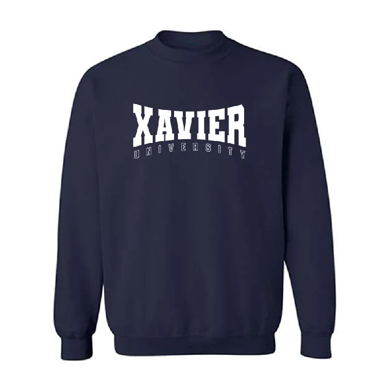 Xavier - NCAA Women's Track & Field : Alecia Kissoon - Generic Shersey Crewneck Sweatshirt Hoodie with Raglan Sleeves Sporty Comfortable Xavier - NCAA Women's Track & Field : Alecia Kissoon - Generic Shersey Crewneck Sweatshirt Hoodie with Raglan Sleeves Sporty Comfortable