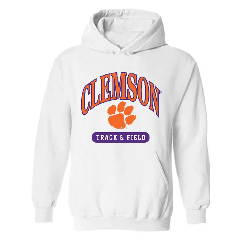 Clemson - NCAA Women's Track & Field : Shyhiem Scotland - Classic Shersey Hooded Sweatshirt Hoodie with Reflective Safety Nightwear Clemson - NCAA Women's Track & Field : Shyhiem Scotland - Classic Shersey Hooded Sweatshirt Hoodie with Reflective Safety Nightwear