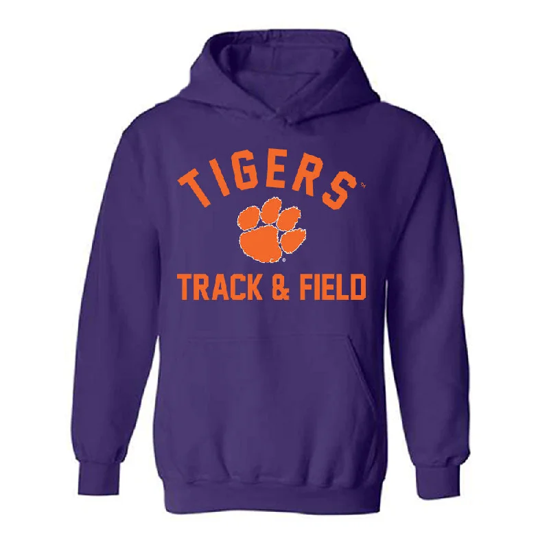 Clemson - NCAA Women's Track & Field : Shyhiem Scotland - Classic Shersey Hooded Sweatshirt Hoodie with Gradient Ombre Colorful Clemson - NCAA Women's Track & Field : Shyhiem Scotland - Classic Shersey Hooded Sweatshirt Hoodie with Gradient Ombre Colorful