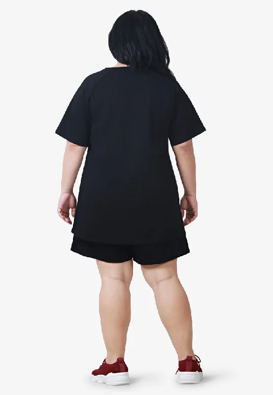 Sera Premium Staycation Short Sleeve Tee - Black