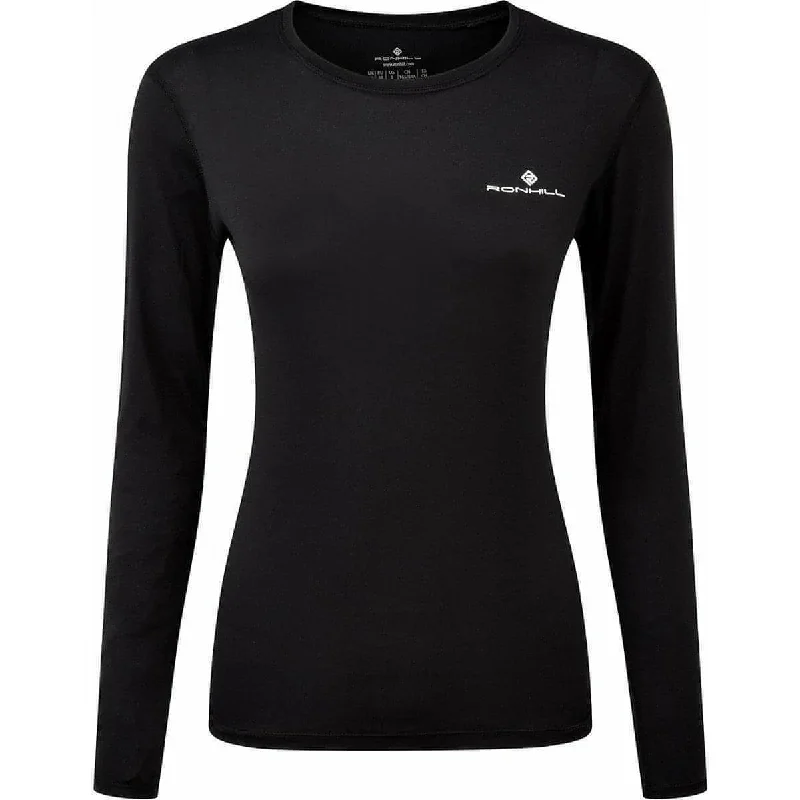 Ronhill Core Long Sleeve Womens Running Top - Black