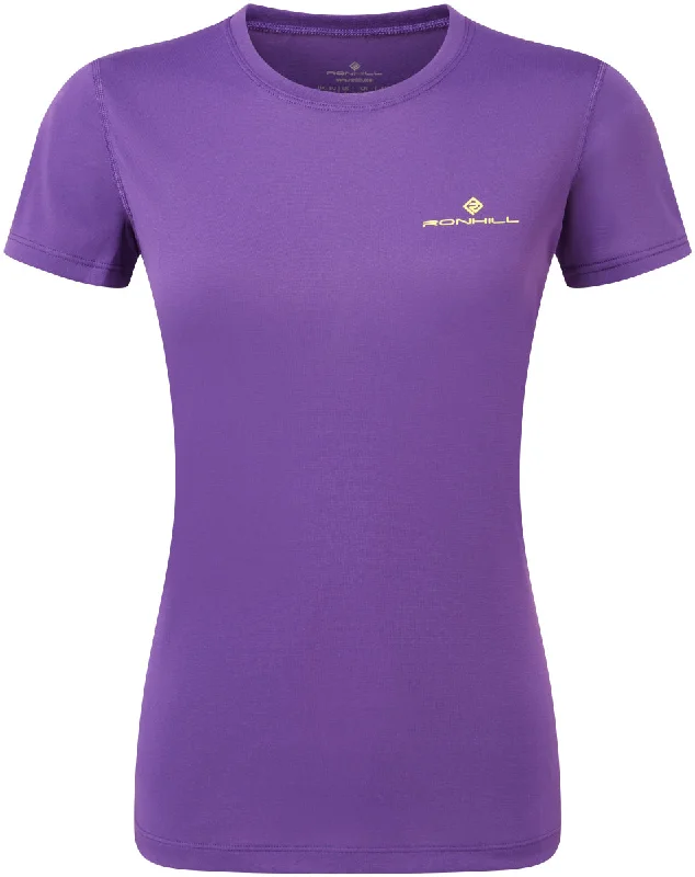 Ronhill Core Short Sleeve Womens Running Top - Purple