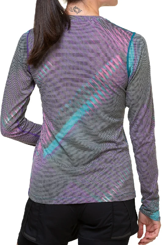 Ronhill Tech Golden Hour Long Sleeve Womens Running Top - Purple