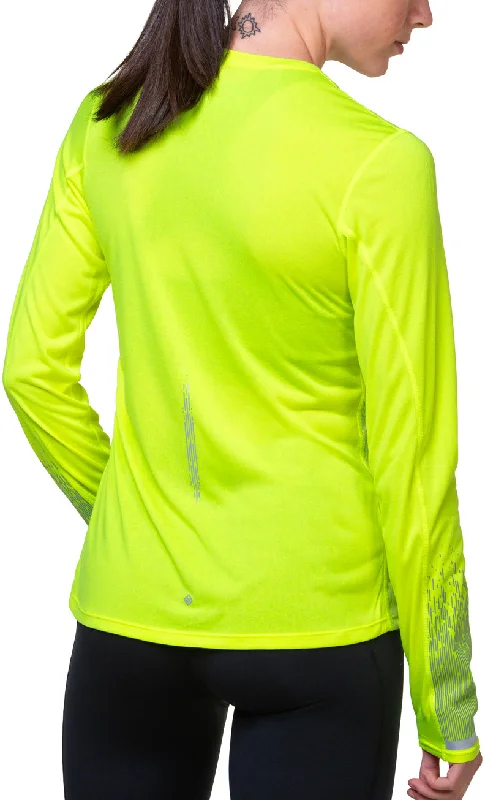 Ronhill Tech Reflect Long Sleeve Womens Running Top - Yellow