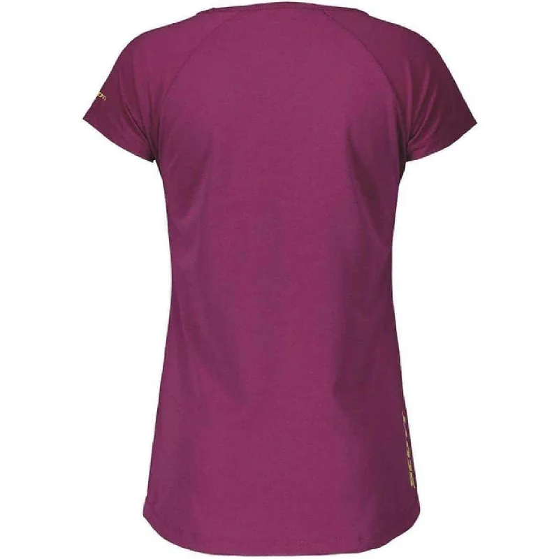 Scott Trail Flow DRI Short Sleeve Womens Cycling Jersey - Purple