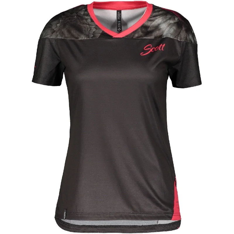 Scott Trail Flow Short Sleeve Womens Cycling Jersey - Grey