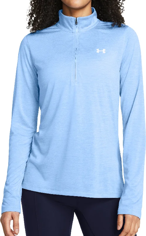 Under Armour Tech Twist Half Zip Long Sleeve Womens Training Top - Blue