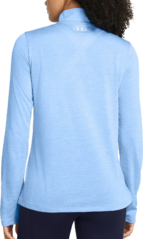 Under Armour Tech Twist Half Zip Long Sleeve Womens Training Top - Blue