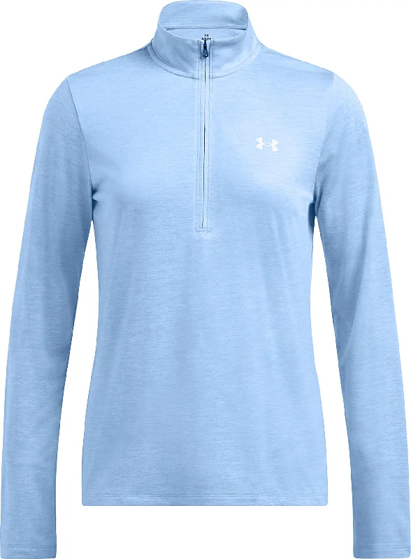 Under Armour Tech Twist Half Zip Long Sleeve Womens Training Top - Blue