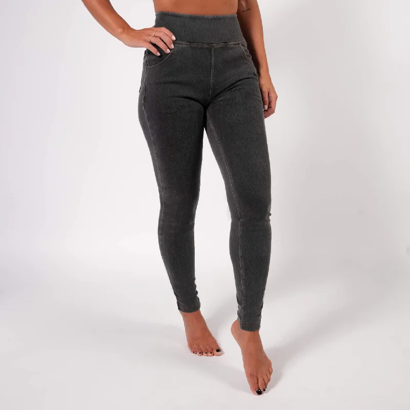 Black High Waisted Super Stretch Jeans