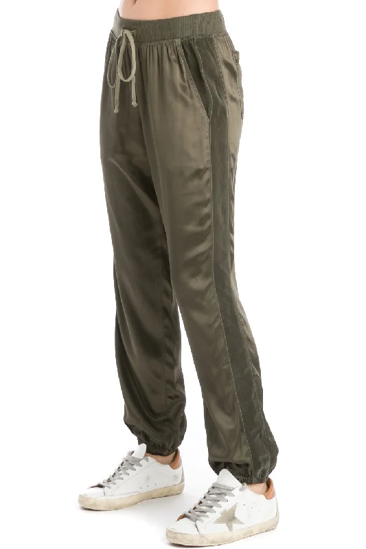 Classic Racer Satin Jogger