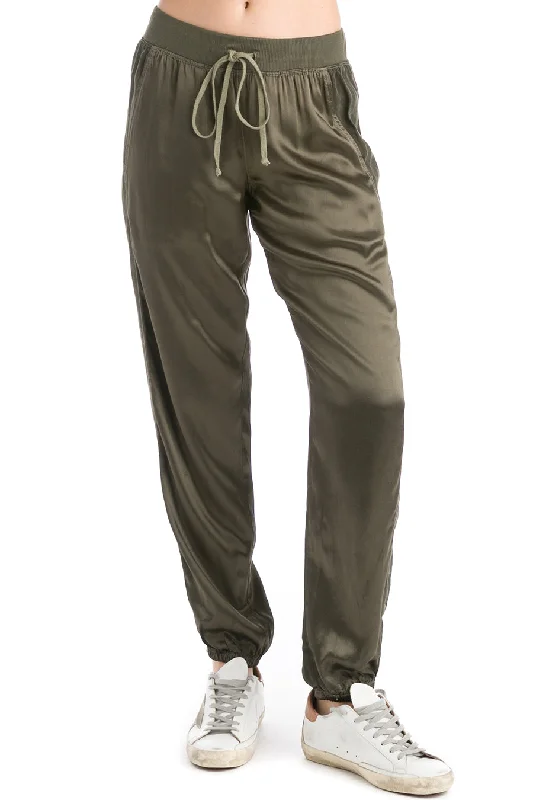 Classic Racer Satin Jogger