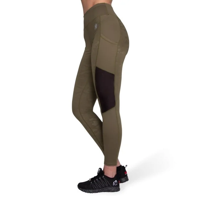 Gorilla Wear Savannah Mesh Tights - Army Green Camo