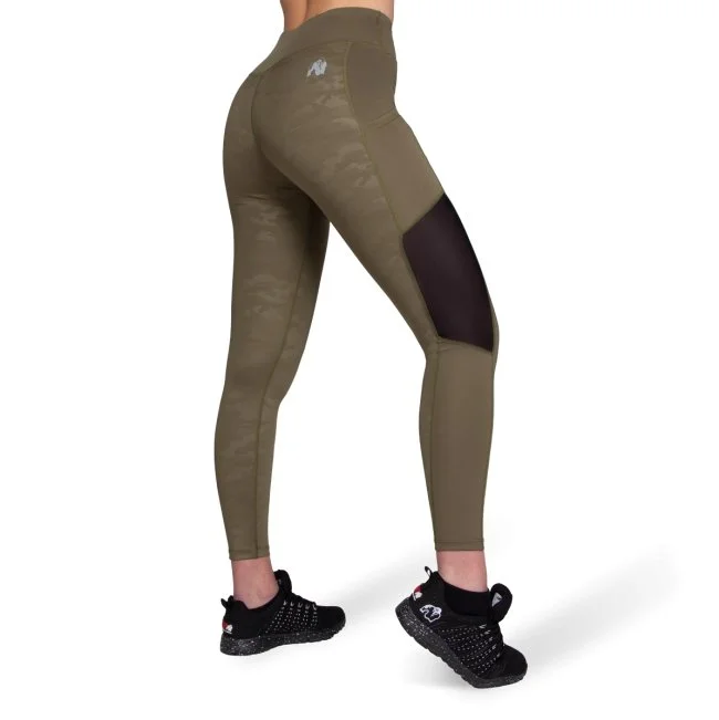 Gorilla Wear Savannah Mesh Tights - Army Green Camo