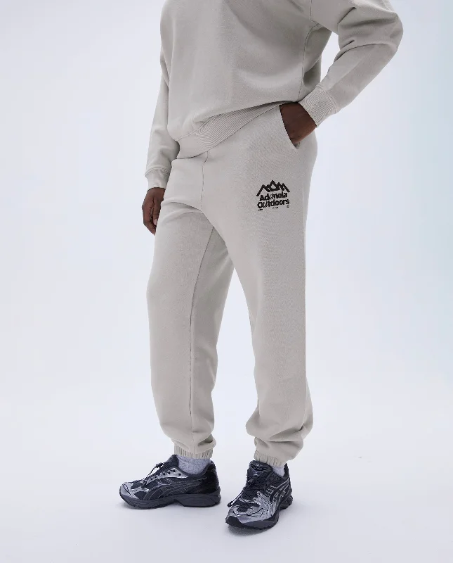 Discover Washed Sweatpants - Stone