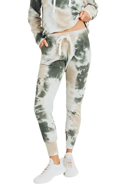 Mono B Tie Dye Jacquard Joggers KP11688