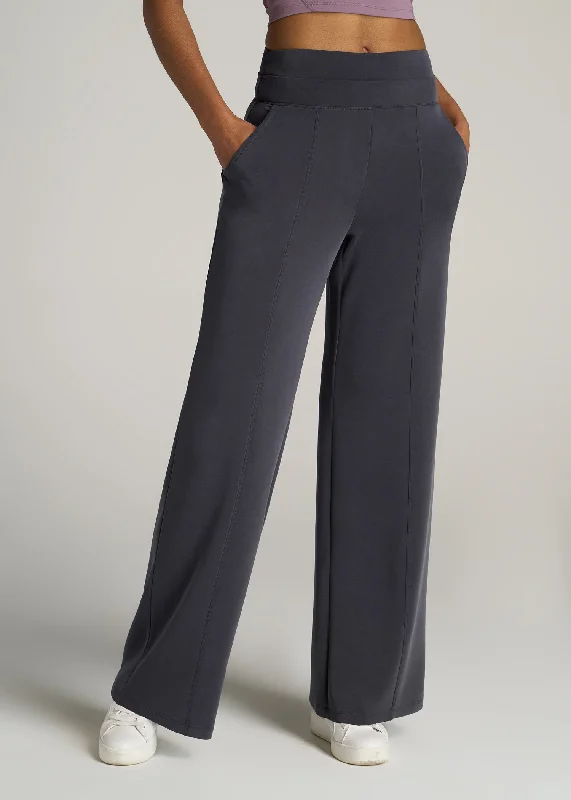 Butter Wide Leg Ultra High Rise Pant for Tall Women in Charcoal Rinse