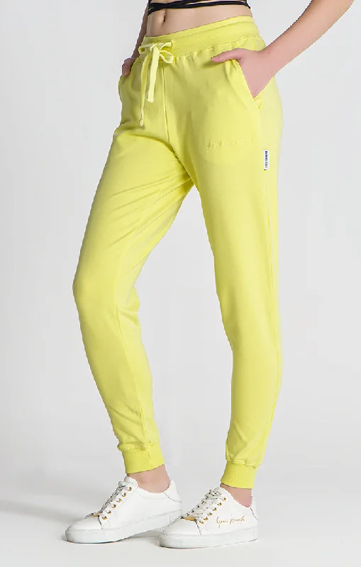 Yellow Chromatica Joggers