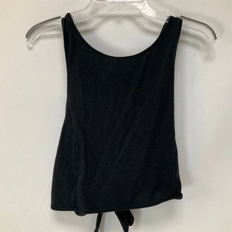 Black Athletic Tank Top Lululemon, Size 6