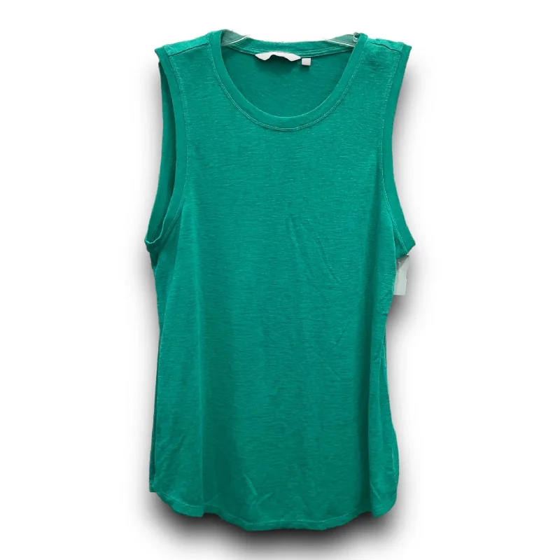 Green Athletic Tank Top Athleta, Size L