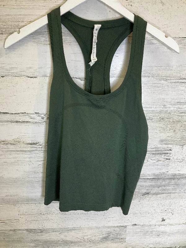 Green Athletic Tank Top Lululemon, Size 8