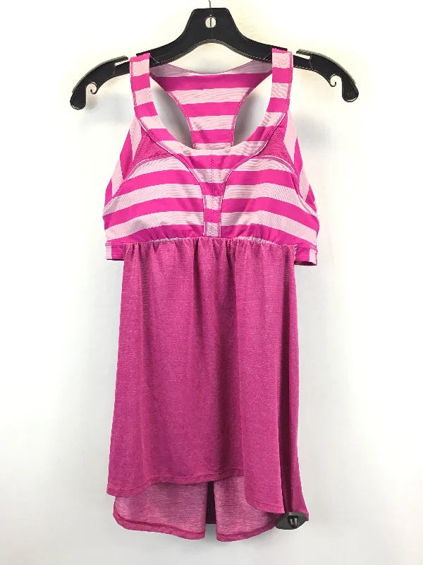 Pink Athletic Tank Top Lululemon, Size M