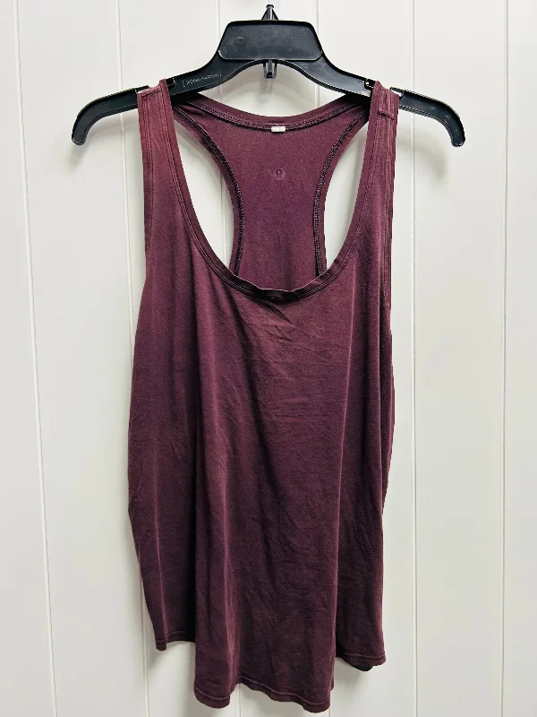 Purple Athletic Tank Top Lululemon, Size M