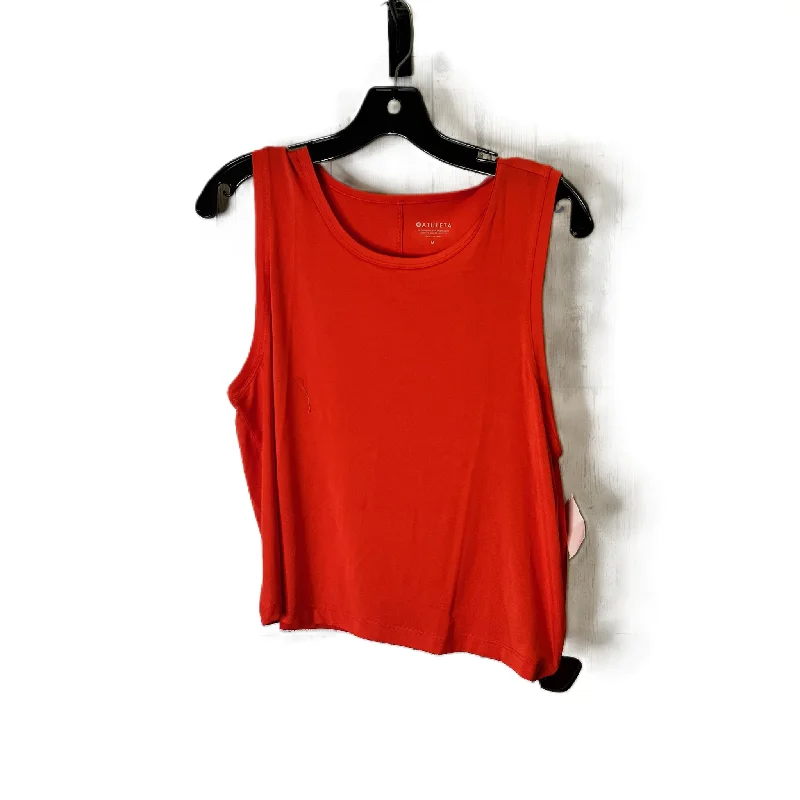 Red Athletic Tank Top By Athleta, Size: M