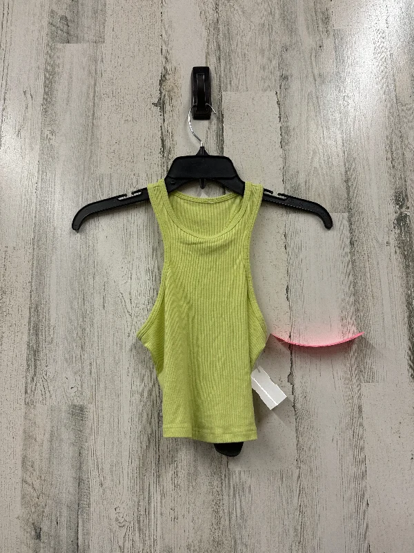 Yellow Athletic Tank Top Lululemon, Size S