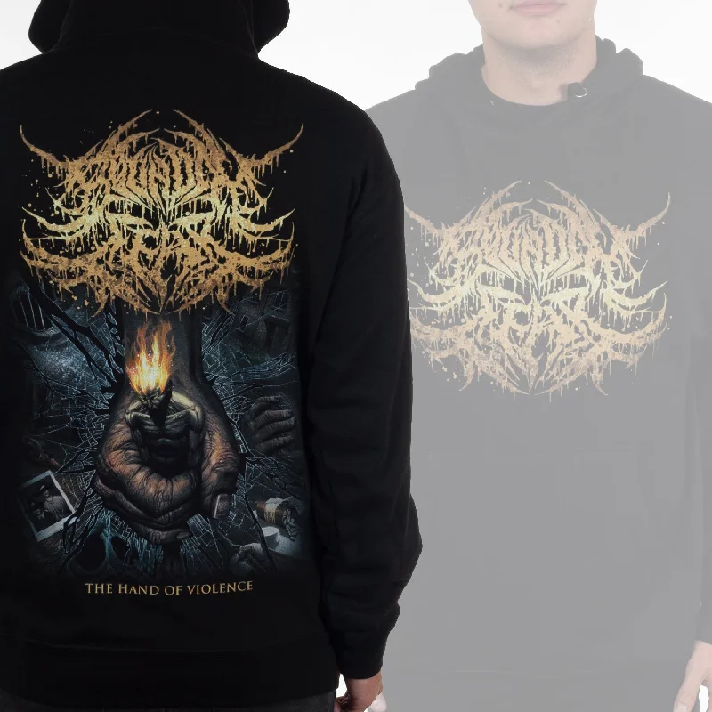 Bound in Fear ""The Hand of Violence"" Pullover Hoodie