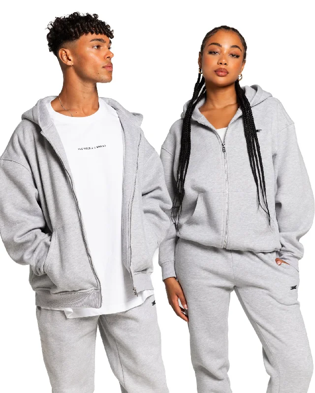 Classic Zip Through - Grey