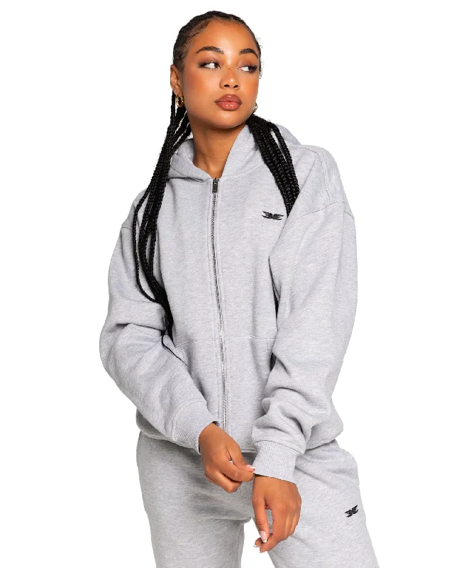 Classic Zip Through - Grey