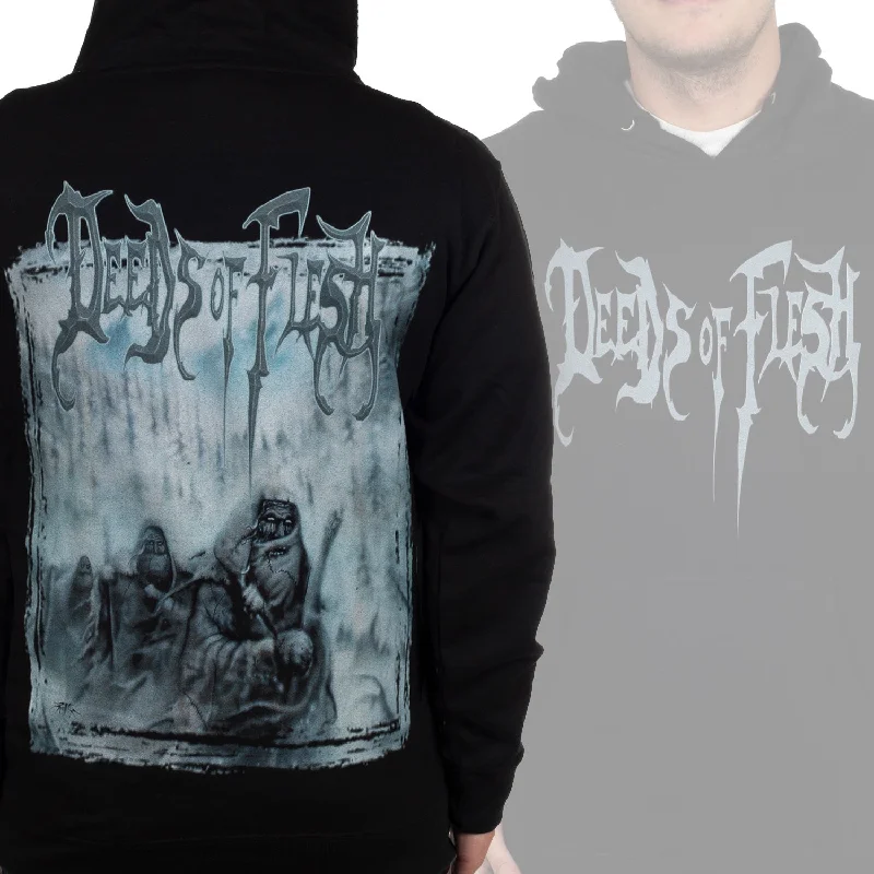 Deeds of Flesh ""Path Of The Weakening v2"" Pullover Hoodie