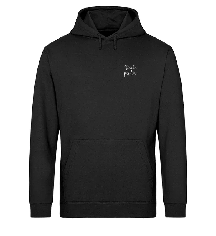 Denke positiv Bio Hoodie Unisex