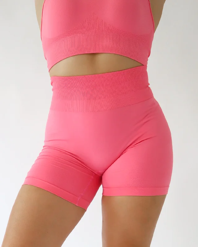 ENHANCE BIKER SHORTS 5” - Coral