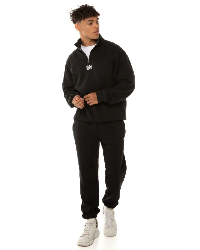 Global Athletics 1/4 Zip - Black