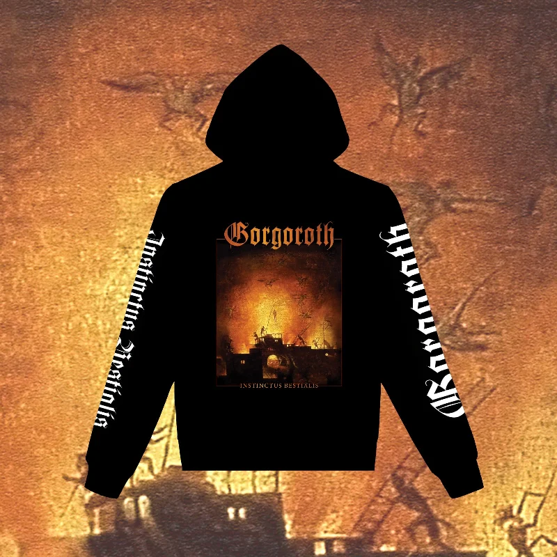 Gorgoroth ""Instinctus Bestialis (orange logo)"" Pullover Hoodie