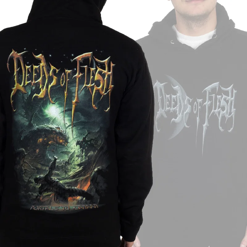 Deeds of Flesh ""Portals To Canaan"" Pullover Hoodie