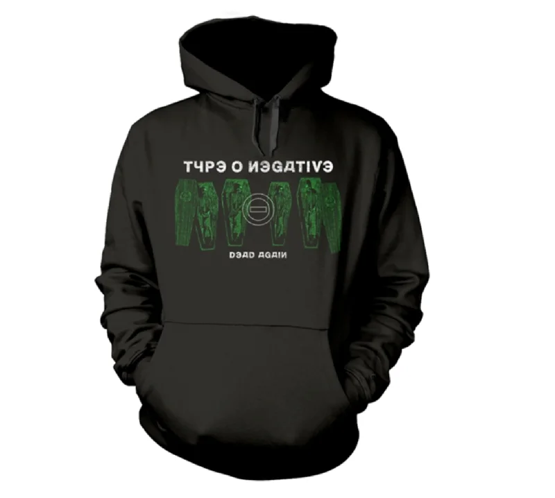 Type O Negative ""Dead Again Coffins"" Pullover Hoodie