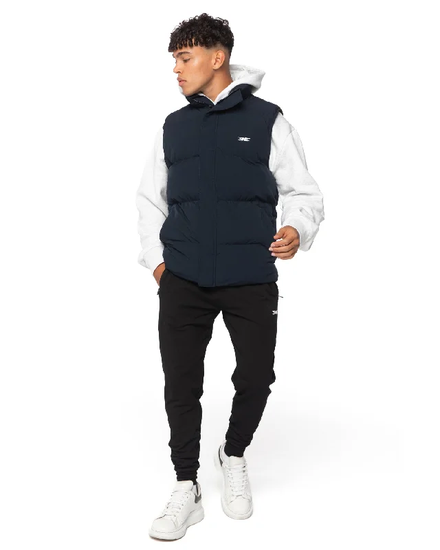 Unisex Puffer Vest - Navy