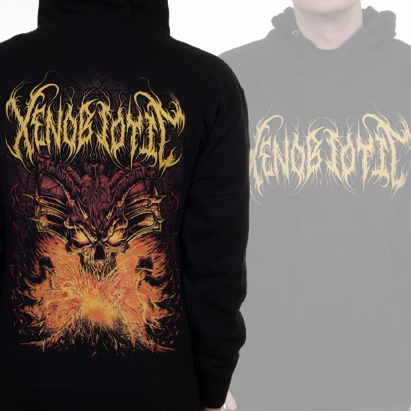 Xenobiotic ""Skulcano"" Pullover Hoodie