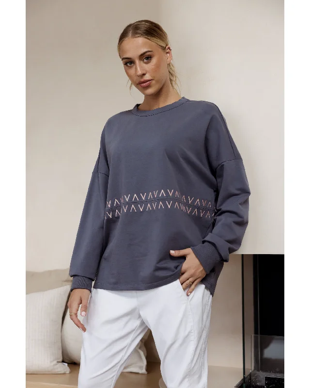 Alexandra Penex Long Sleeve - Slate