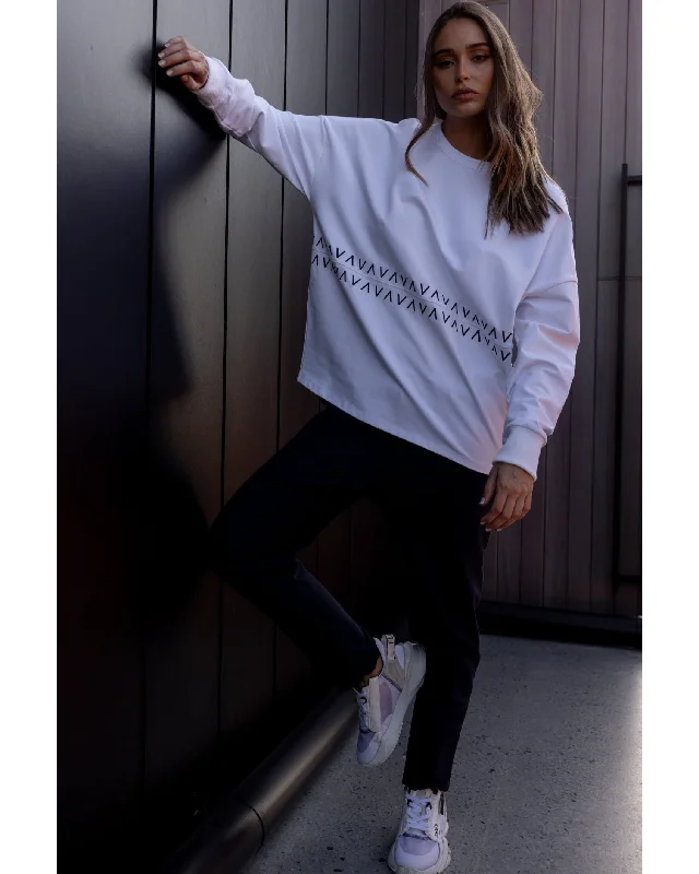 Alexandra Penex Long Sleeve - White