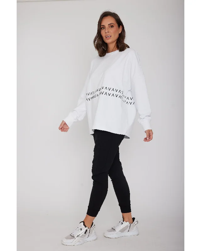 Alexandra Penex Long Sleeve - White