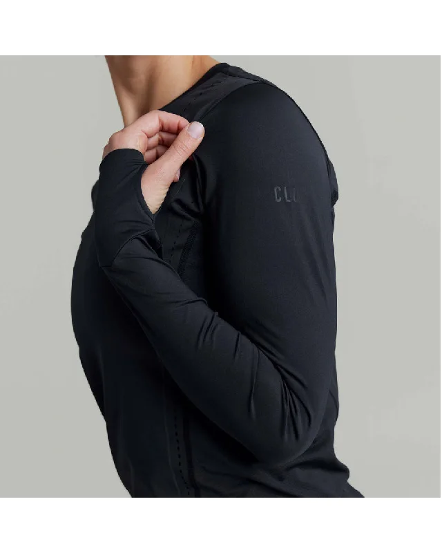 Clique Zone Long Sleeve Top - Black