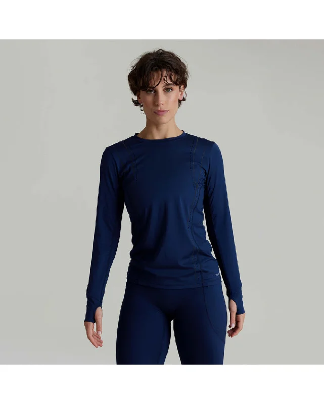 Clique Zone Long Sleeve Top - French Navy