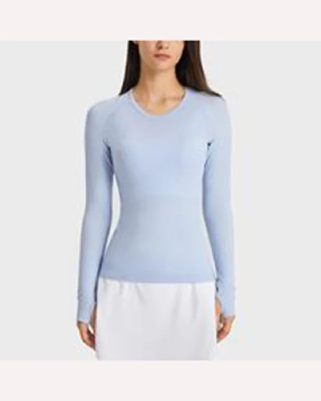 Fearless Club Inspire Long Sleeve Top - Powder Blue